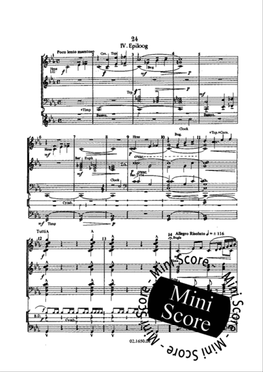 Concertsuite voor Fanfare Concert Band scores gallery preview page 28