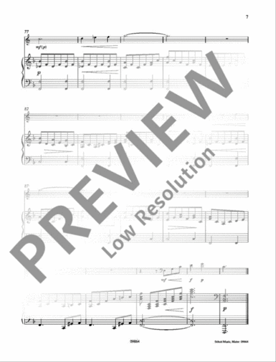 Recuerdos de la Alhambra Piano Accompaniment scores gallery preview page 8