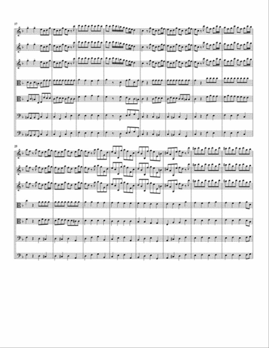 Concerto, string orchestra, Op.2, no.1, F major (Original version) String Orchestra scores gallery preview page 3