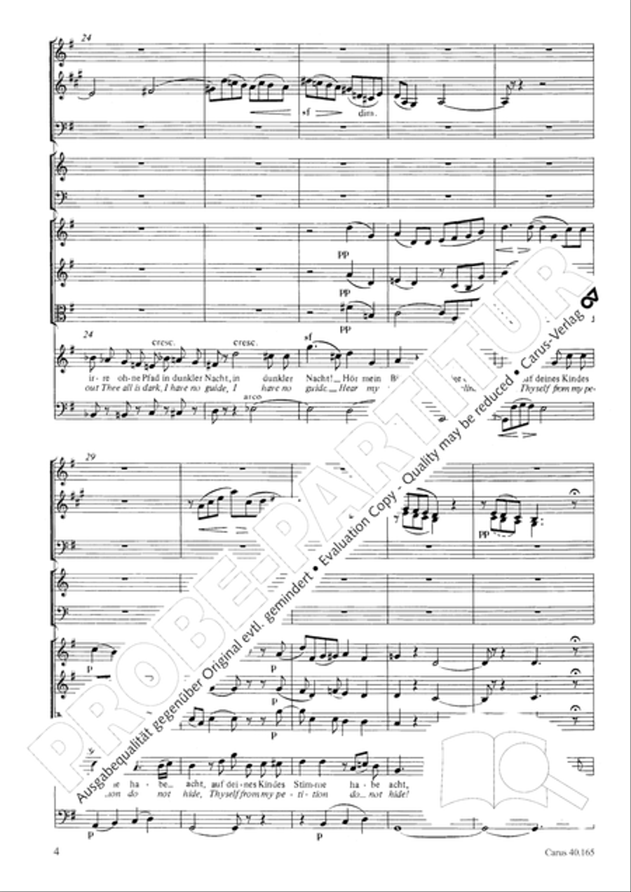 Hor mein Bitten (2 Fassungen) Score scores gallery preview page 15