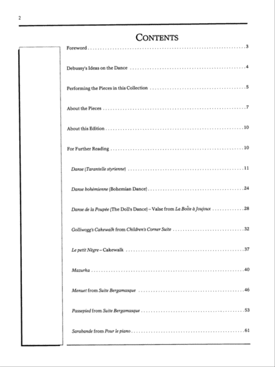 Dances of Debussy Dances of Debussy Piano Solo scores gallery preview page 2