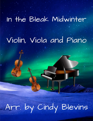 In the Bleak Midwinter, for Violin, Viola and Piano