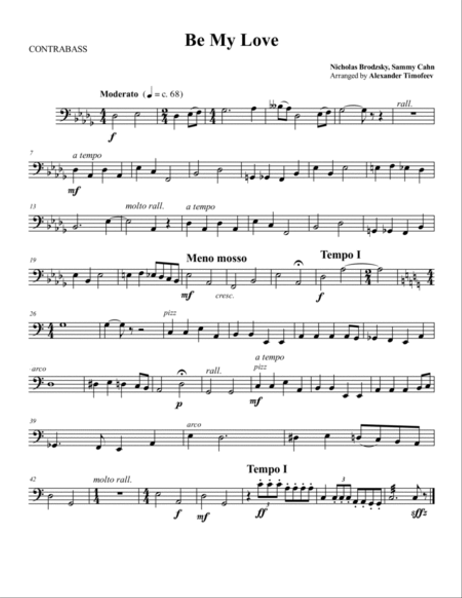 Be My Love Full Orchestra scores gallery preview page 6