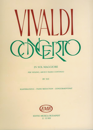 Concerto in sol maggiore per violino e pianoforte