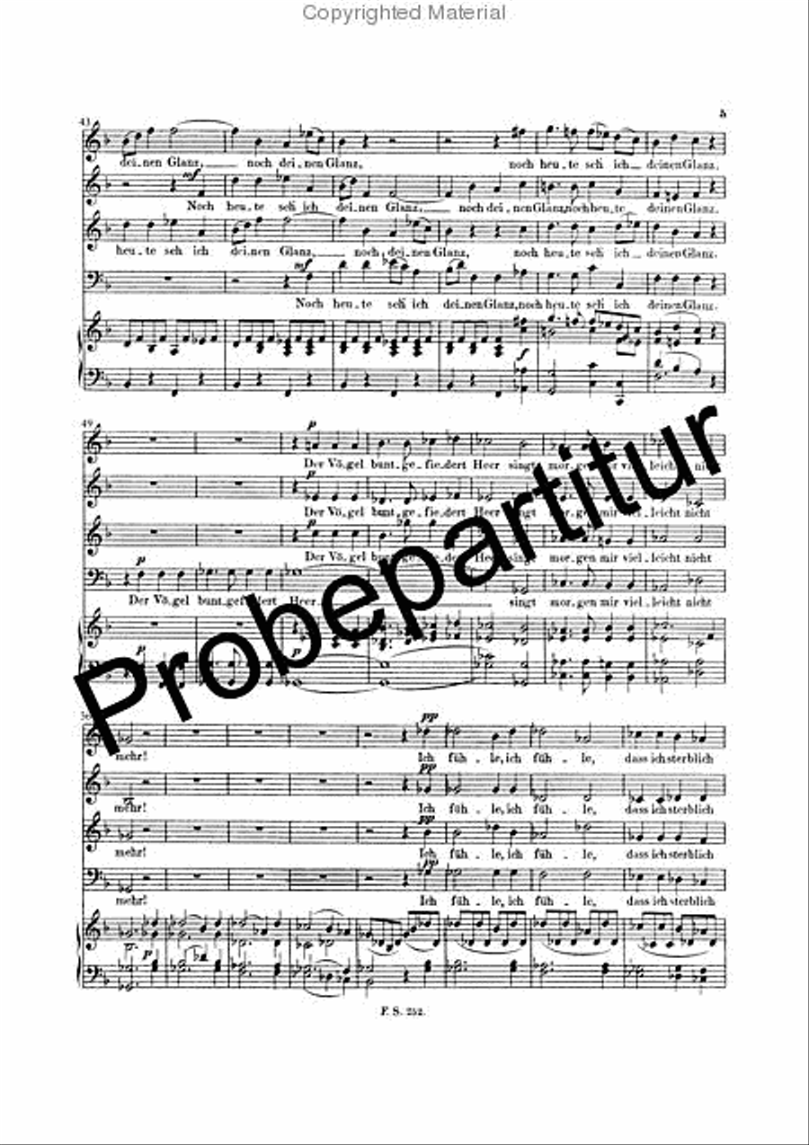 An die Sonne D 439 An die Sonne D 439 Choir scores gallery preview page 5