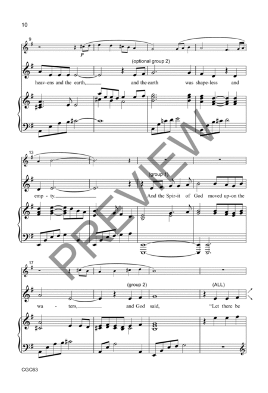 In the Image Preview Kit (Score & CD) Unison Choir scores gallery preview page 11