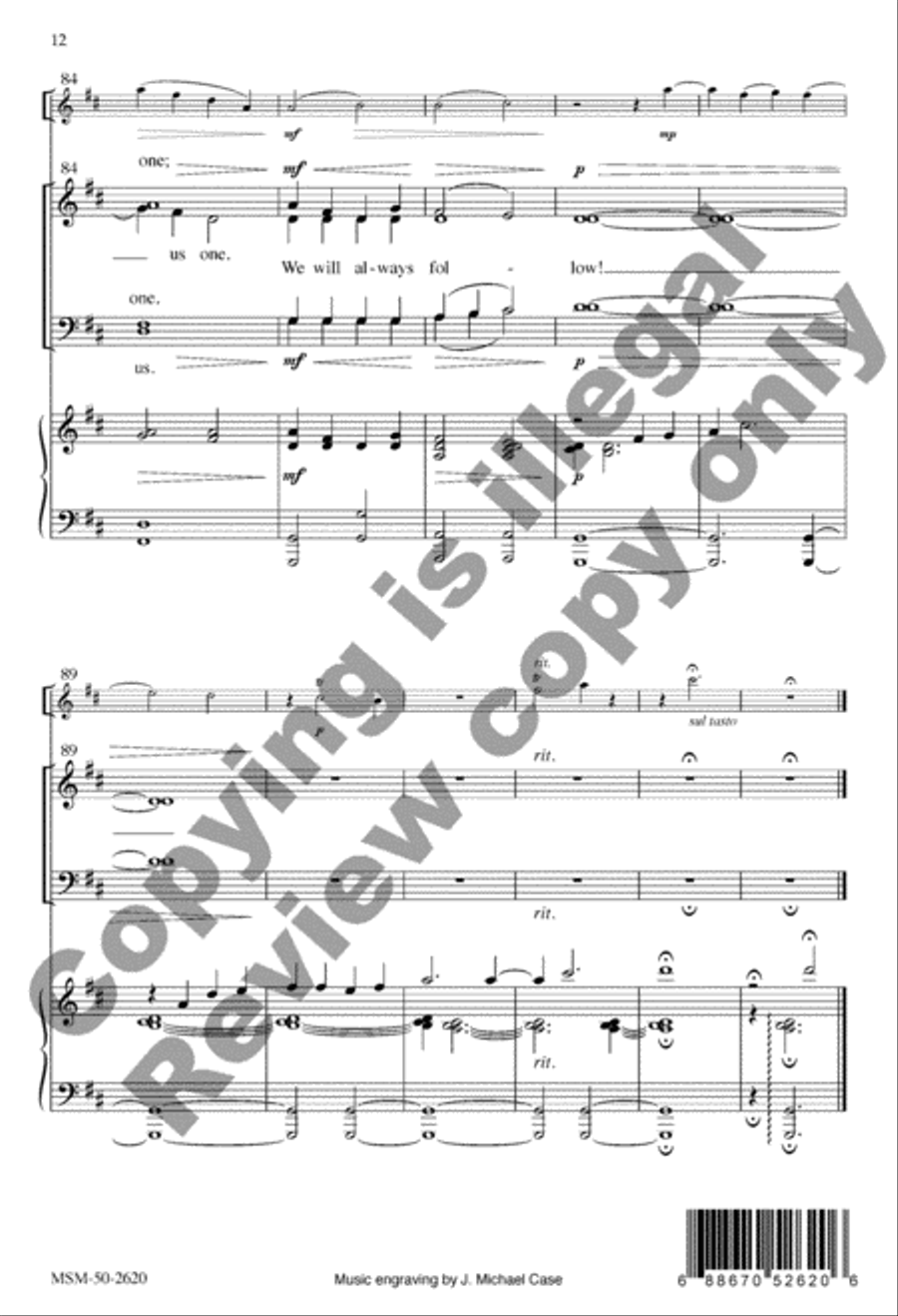 Light of the World 4-Part scores gallery preview page 23