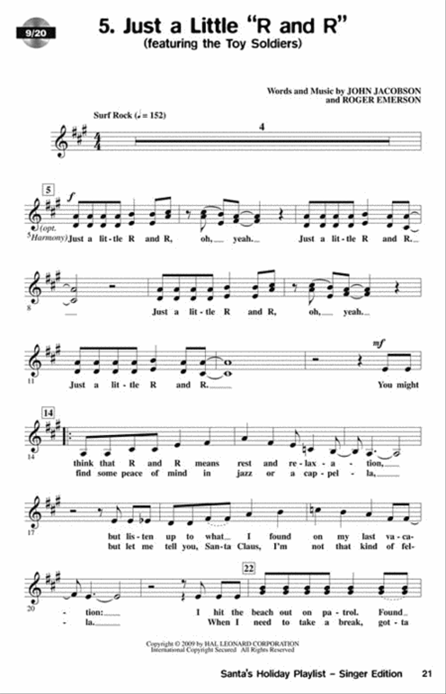 Santa's Holiday Playlist Santa's Holiday Playlist Choir scores gallery preview page 5