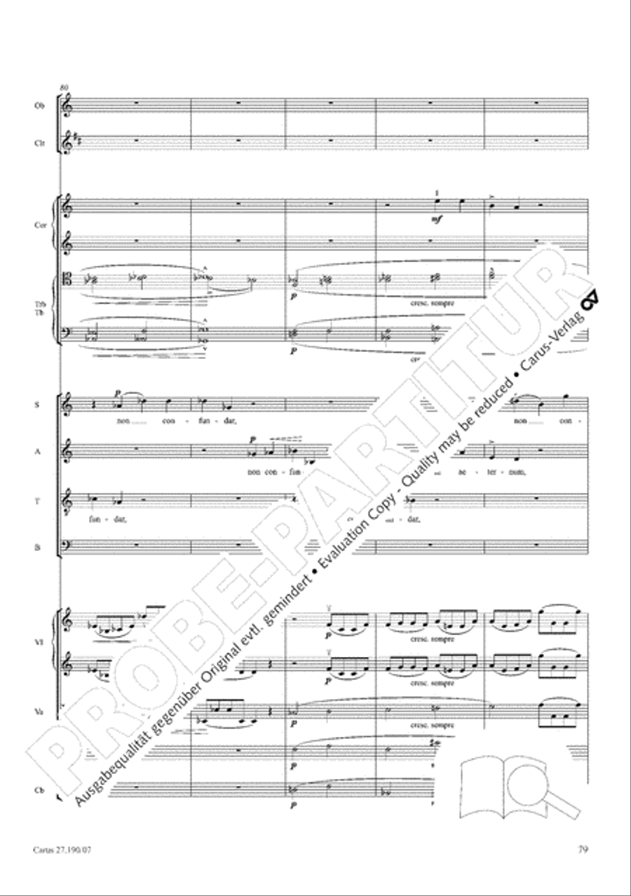 Te Deum Te Deum 4-Part scores gallery preview page 87