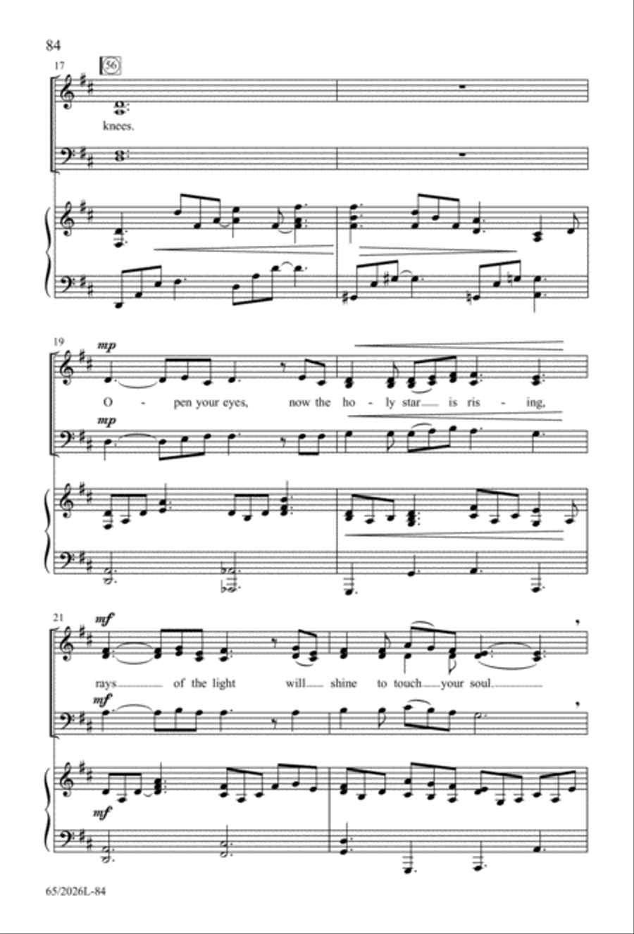Night of the Father's Love 4-Part scores gallery preview page 85