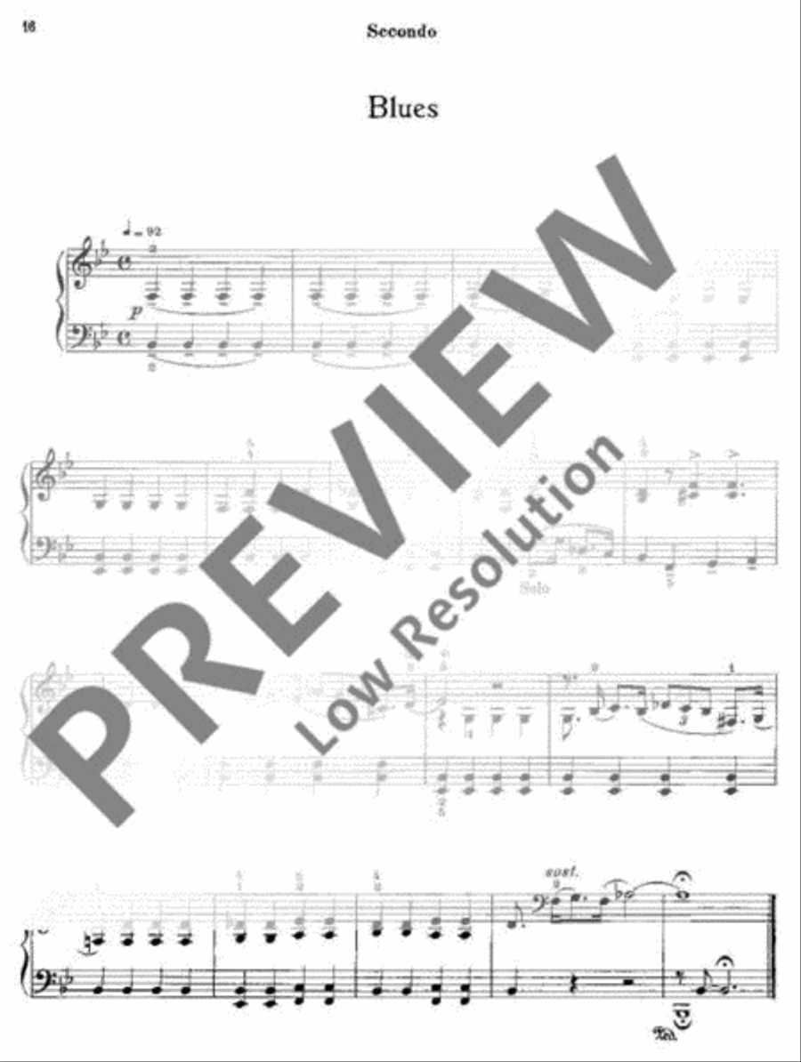 Easy Dances Piano Duet scores gallery preview page 17