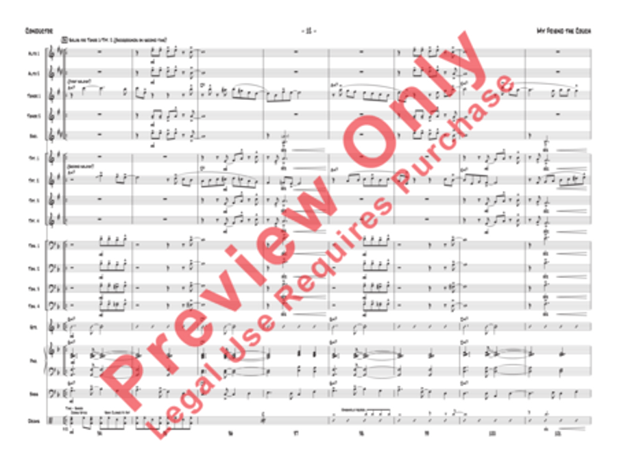 My Friend the Couch Jazz Ensemble scores gallery preview page 15