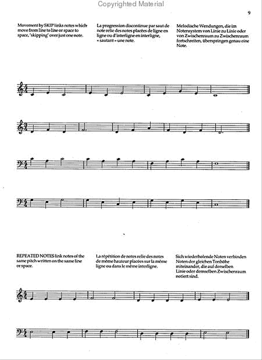 John Kember – Piano Sight-Reading – Volume 1 Piano Solo scores gallery preview page 3