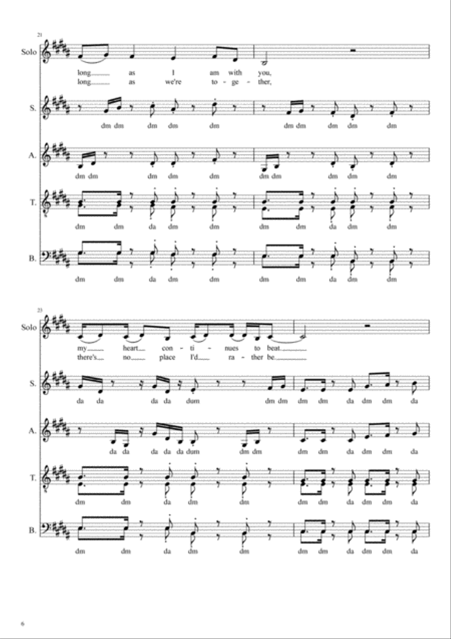 Rather Be 4-Part scores gallery preview page 6