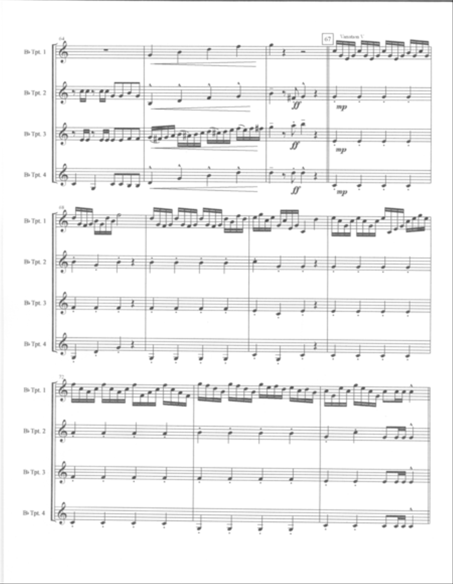 Drink it Down Drink it Down Brass Ensemble scores gallery preview page 6