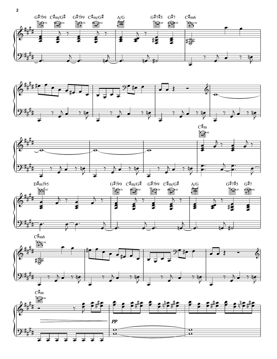 A Beautiful Mine (Theme from Mad Men) Piano Solo scores gallery preview page 2