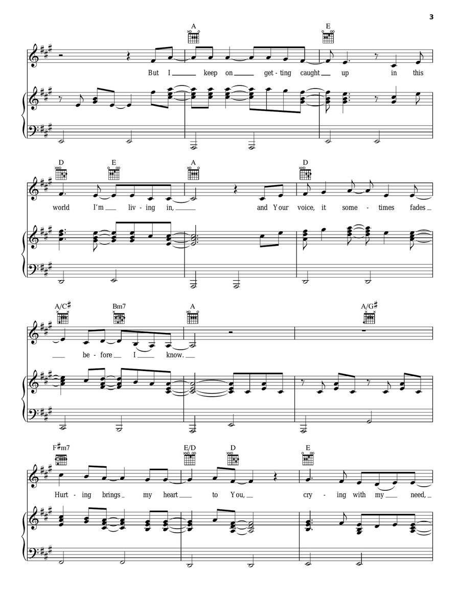 There Is A Reason Acoustic Guitar scores gallery preview page 3