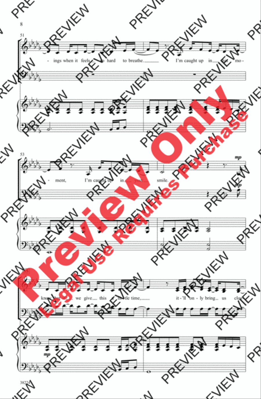 I Run to You: The Hits of Lady Antebellum 3-Part scores gallery preview page 8