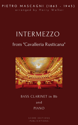 Mascagni: Intermezzo (for Bass Clarinet and Piano)