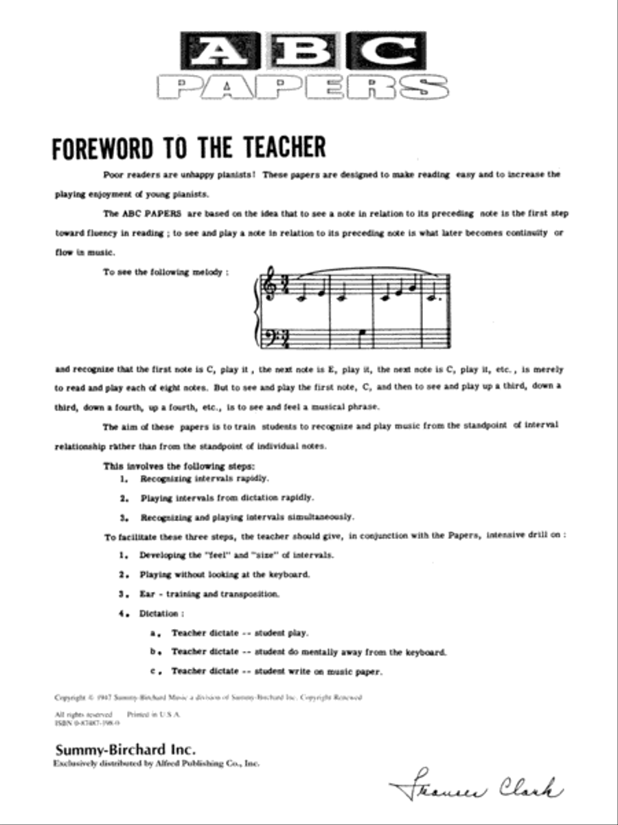 ABC Papers Piano Method scores gallery preview page 5