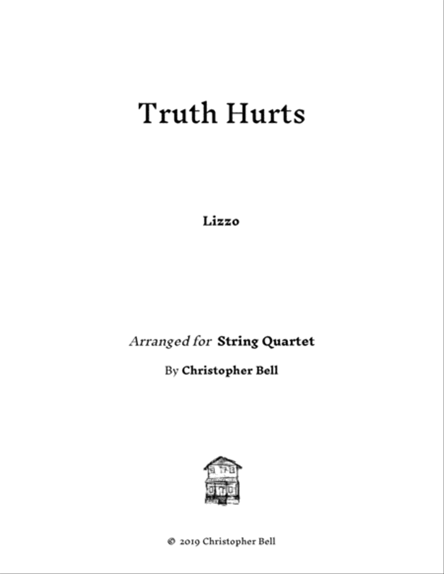 Truth Hurts Truth Hurts String Quartet scores gallery preview page 1