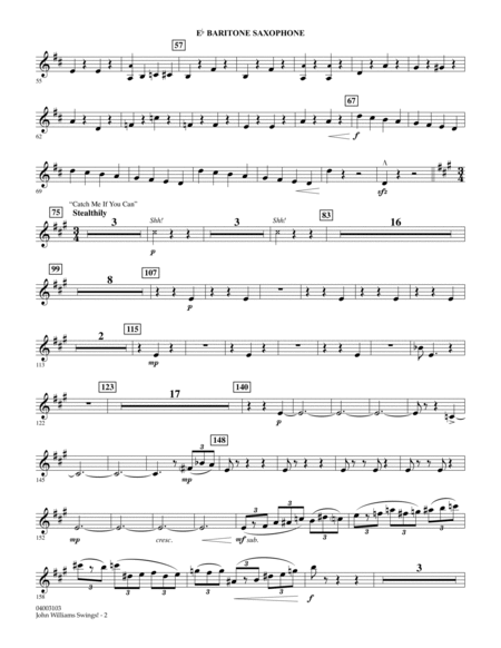 John Williams Swings! - Eb Baritone Saxophone