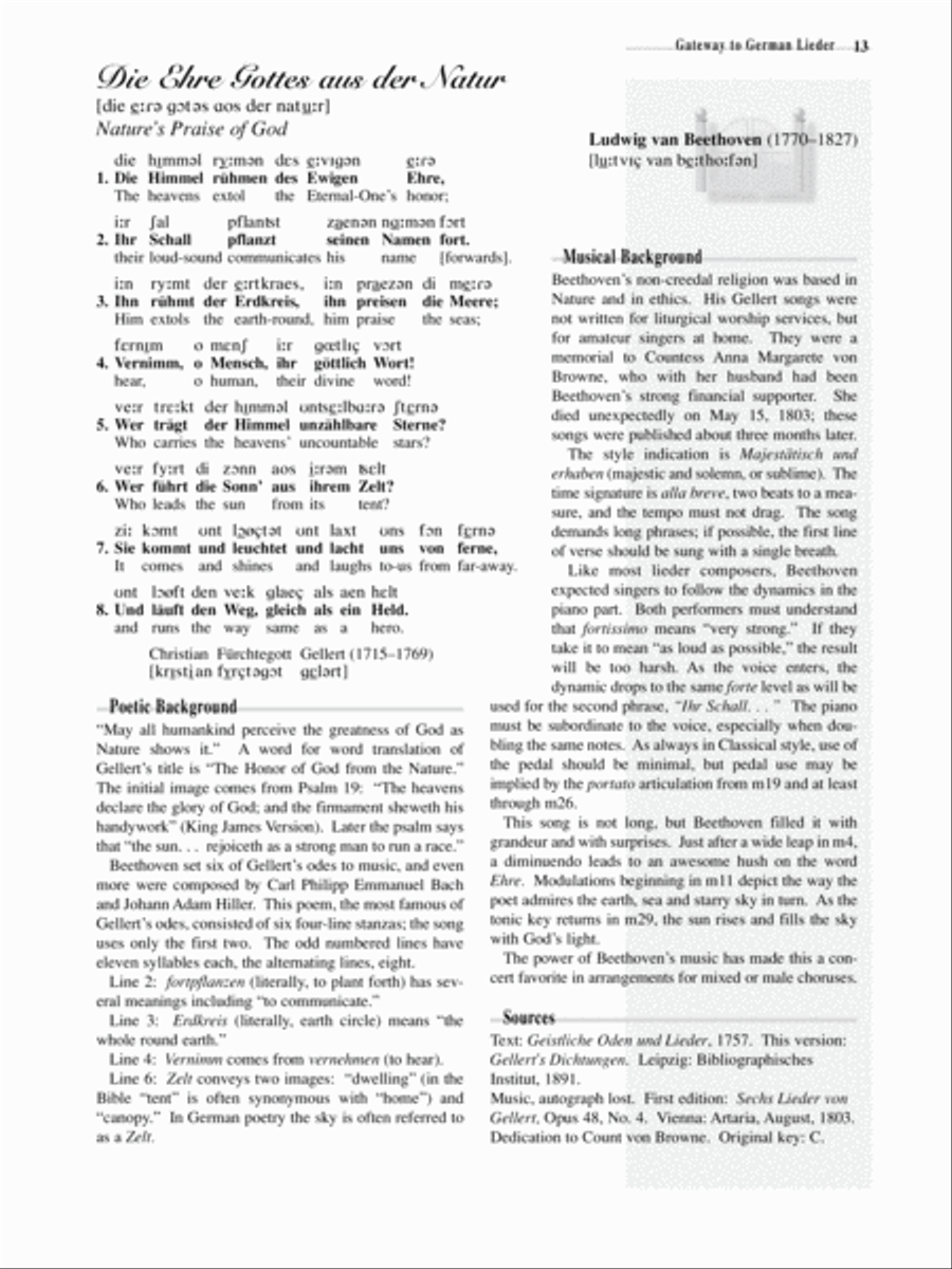 Gateway to German Lieder Voice Solo scores gallery preview page 6