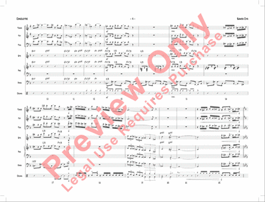 Samba Cya Samba Cya Jazz Ensemble scores gallery preview page 7