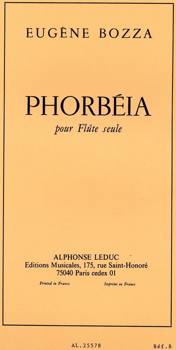 Phorbeia (flute Solo)