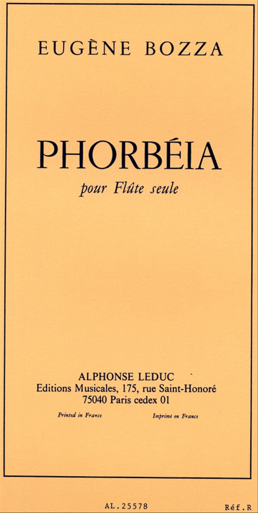 Phorbeia (flute Solo)