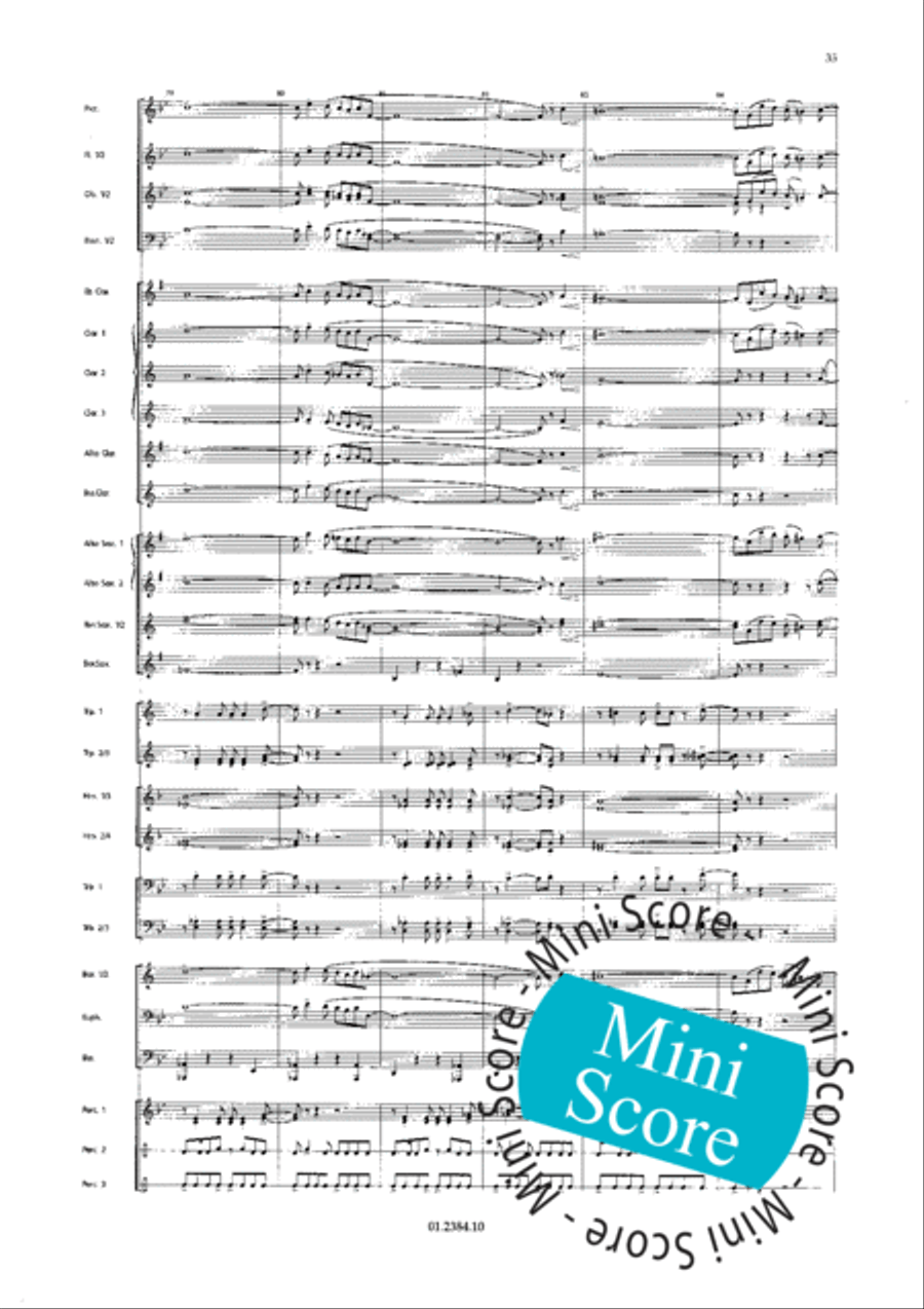Os Passaros Do Brasil Concert Band scores gallery preview page 43