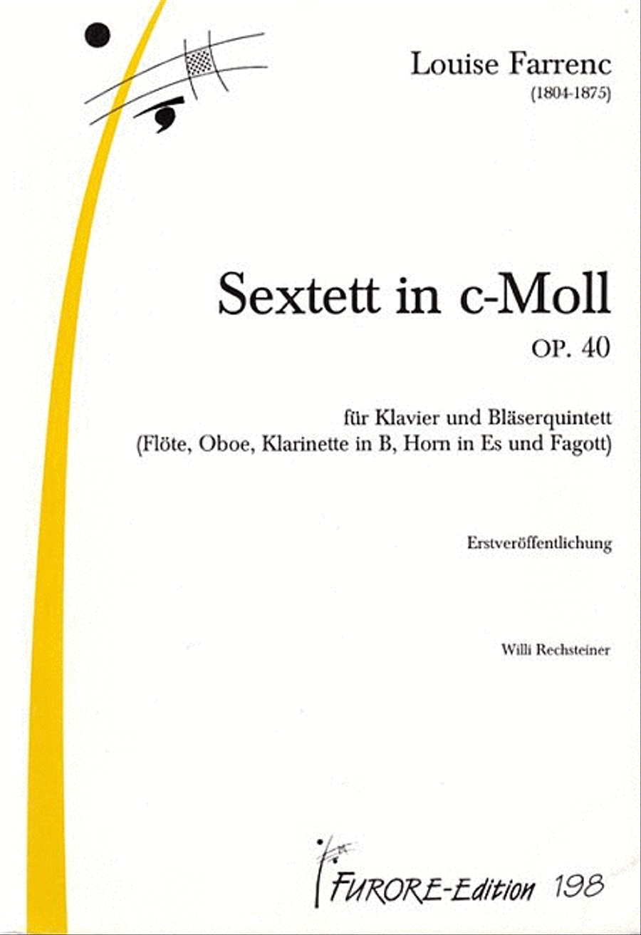 Sextett c-Moll op. 40 Chamber Music scores gallery preview page 1