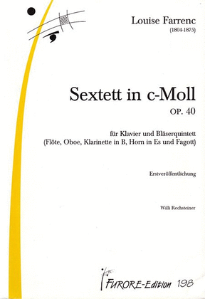 Book cover for Sextett c-Moll op. 40