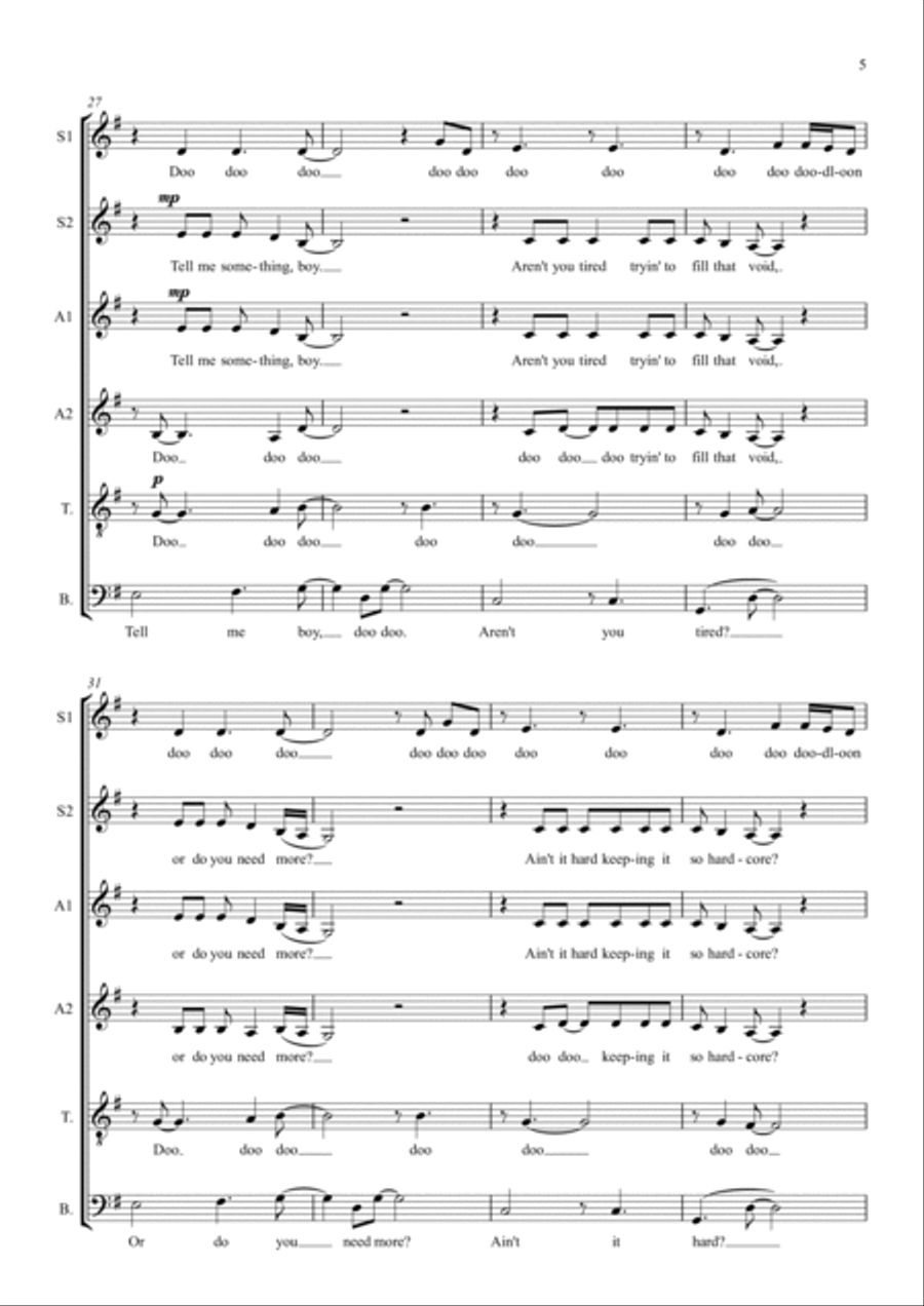 Shallow 4-Part scores gallery preview page 5