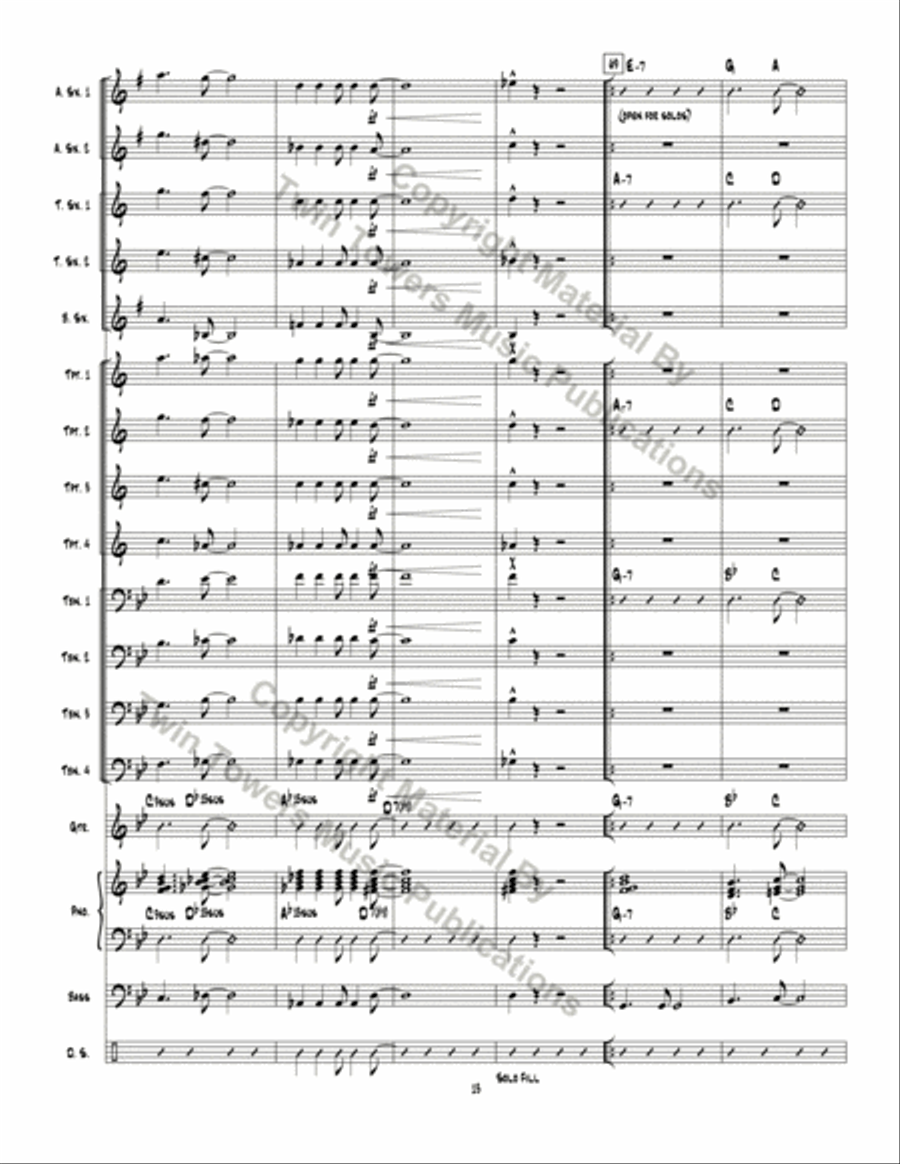 Verteron X Factor Verteron X Factor Jazz Ensemble scores gallery preview page 14