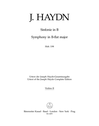 Symphony B flat major Hob. I:98