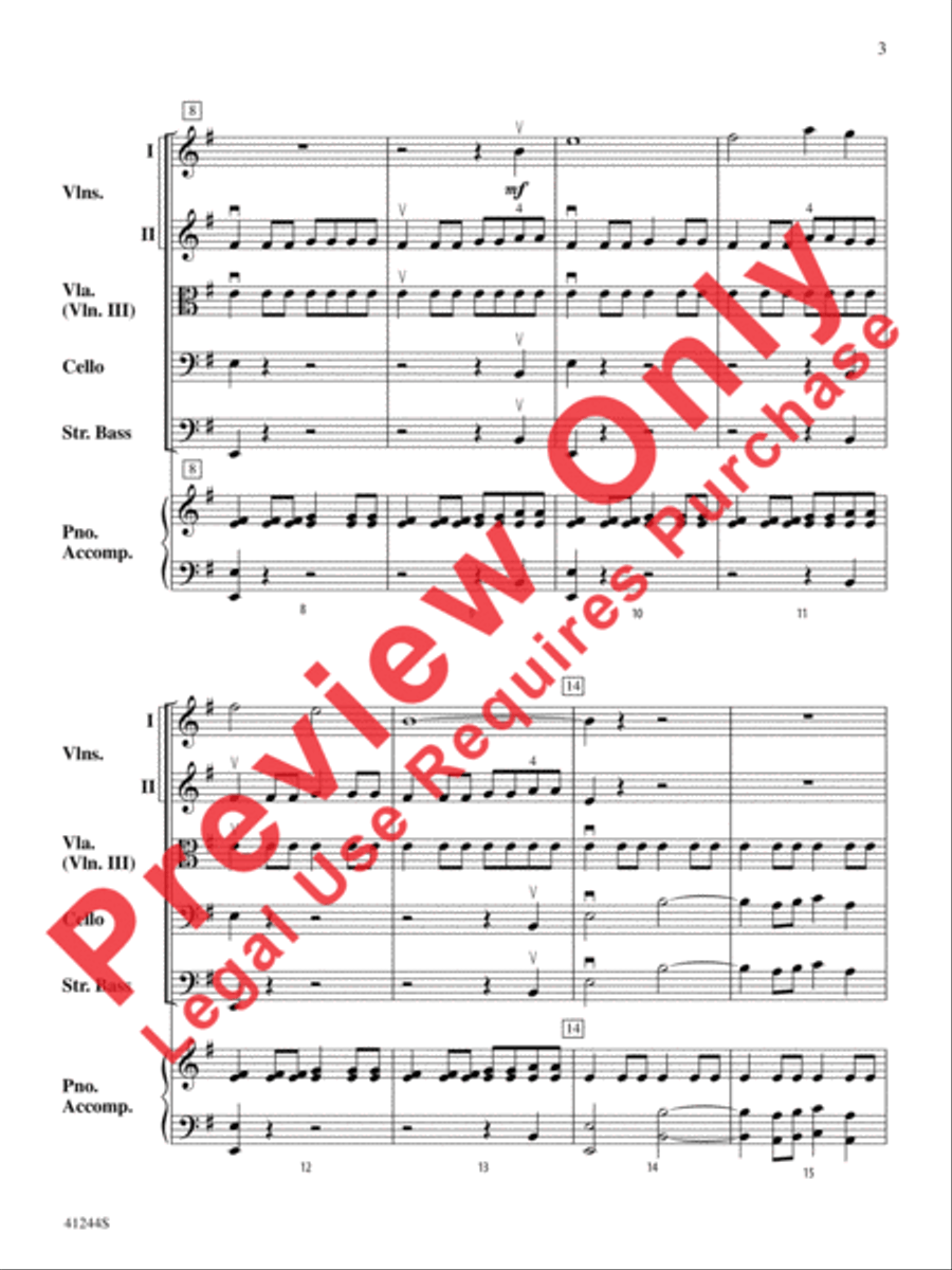 Ablaze String Orchestra scores gallery preview page 4