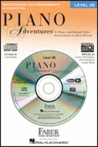 Piano Adventures Lesson Book 2B CD Only Original E