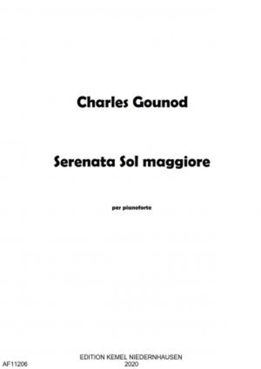 Serenata Sol maggiore Piano Solo scores gallery preview page 1