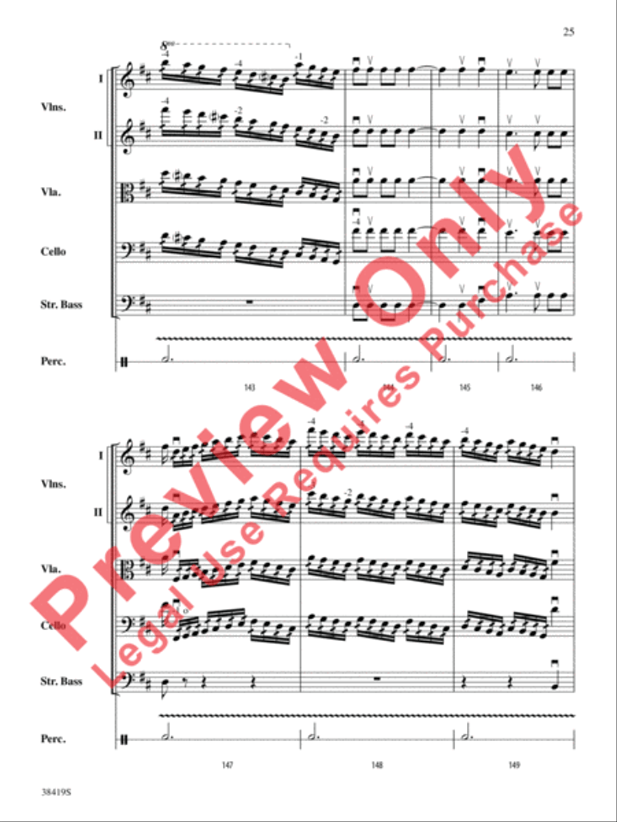 Highlights from the 1812 Overture String Orchestra scores gallery preview page 26