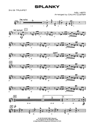Splanky: 3rd B-flat Trumpet