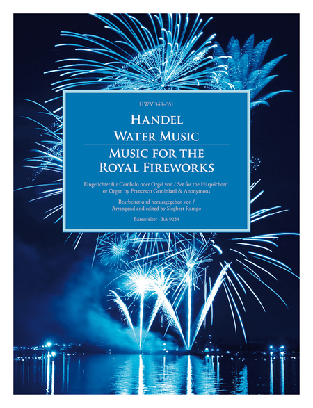 Water Music / Music for the Royal Fireworks HWV 348-351 (Set for the Harpsichord or Organ)