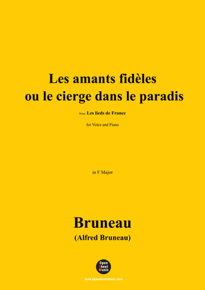 Book cover for Alfred Bruneau-Les amants fidèles ou le cierge dans le paradis,in F Major