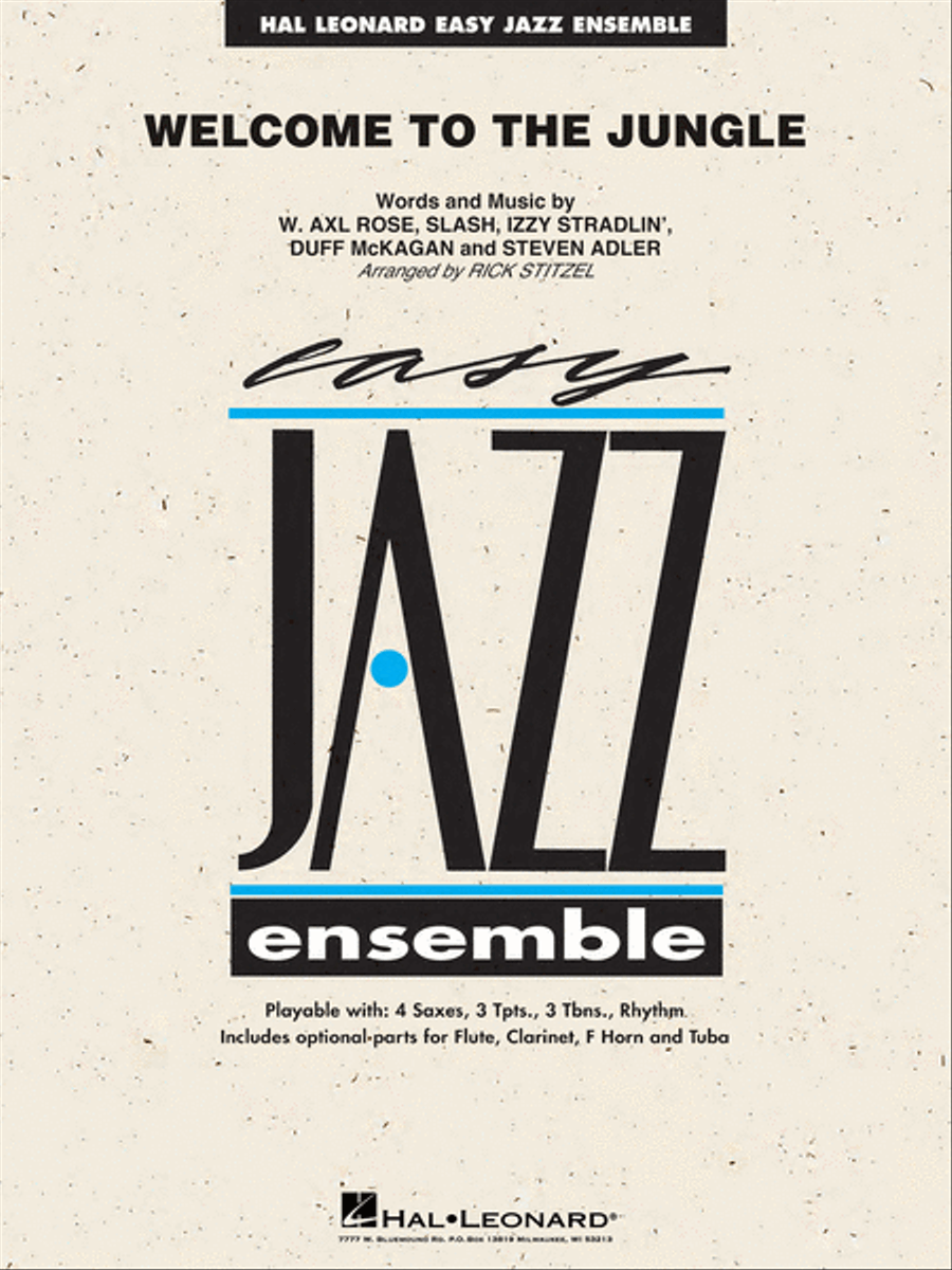 Welcome to the Jungle Jazz Ensemble scores gallery preview page 1