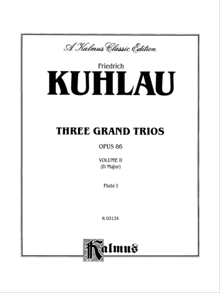 Three Grand Trios, Op. 86, Volume 2 Small Ensemble scores gallery preview page 2