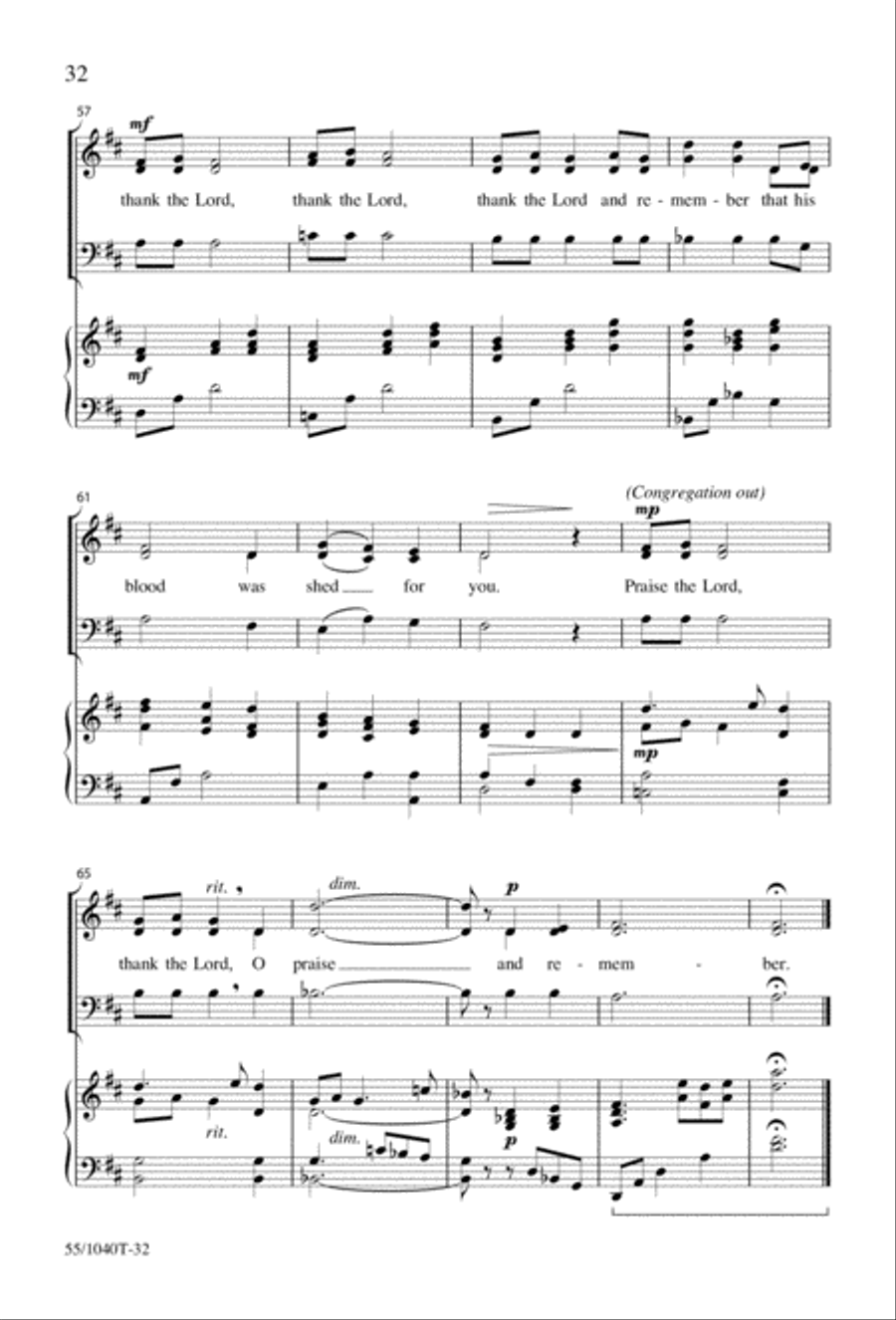 Arise, Rejoice! 3-Part scores gallery preview page 34