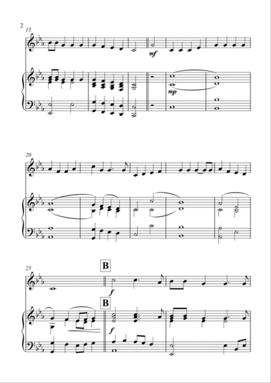 Wellerman (Bb Trumpet/Cornet & Piano) Cornet scores gallery preview page 2