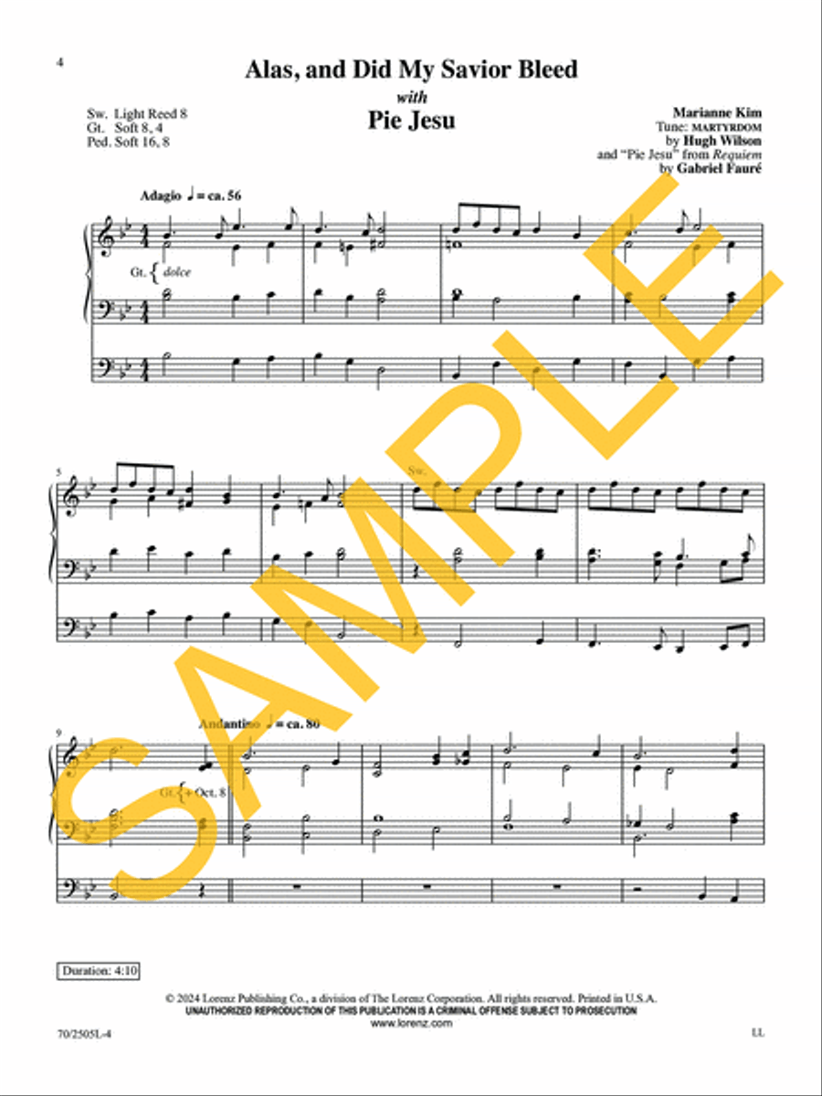 O Worship the King O Worship the King Organ Solo scores gallery preview page 5