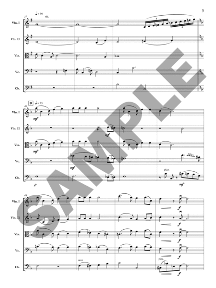 Ride that Chariot Orchestra scores gallery preview page 6