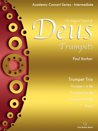 Book cover for Deus Trumpets (Trumpet Trio)